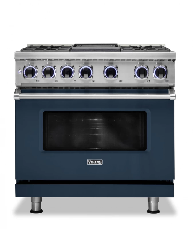 36" Dual Fuel Range VDR73624GSBLP