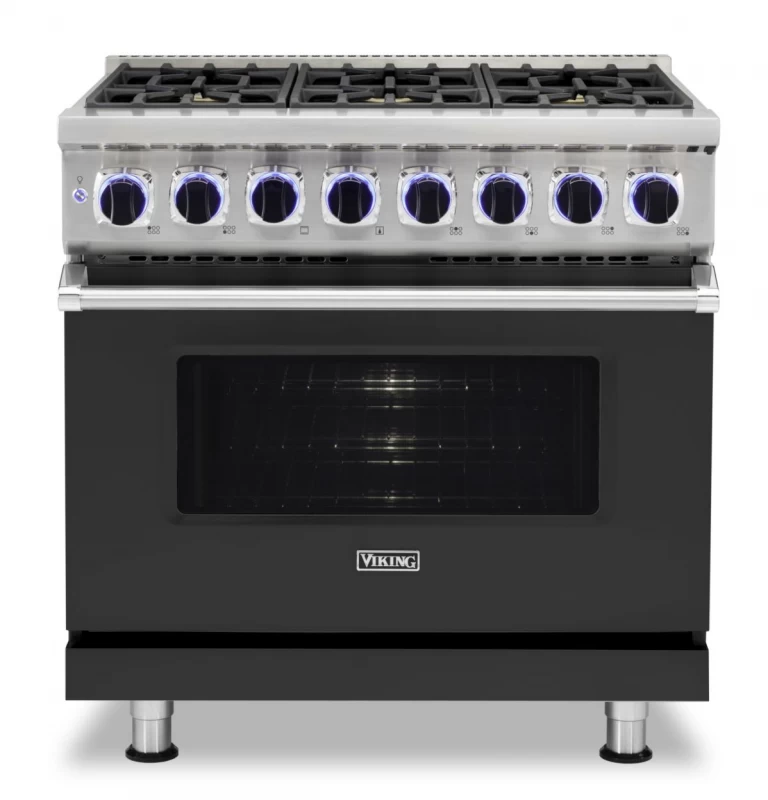 36" Dual Fuel Range VDR73626BCSLP