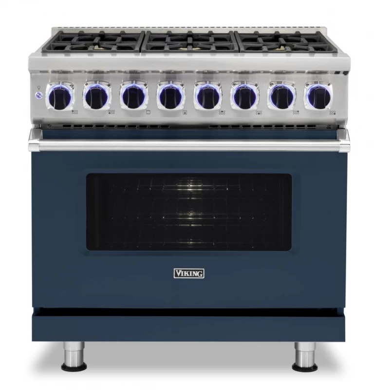 36" Dual Fuel Range VDR73626BSBLP