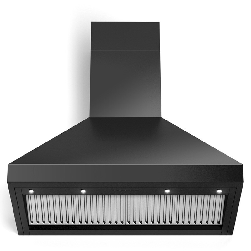 36" Designer Chimney Wall Hood- 600 CFM - 4 Speeds VECHW36GGB