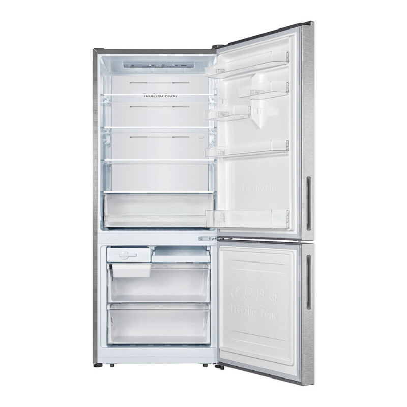 28 inch Bottom Freezer Refrigerator with 14.8 cu. ft. Total Capacity, Recessed Handle, Reversible Doors, Ice Maker, Energy Star VEFBF2814RSL