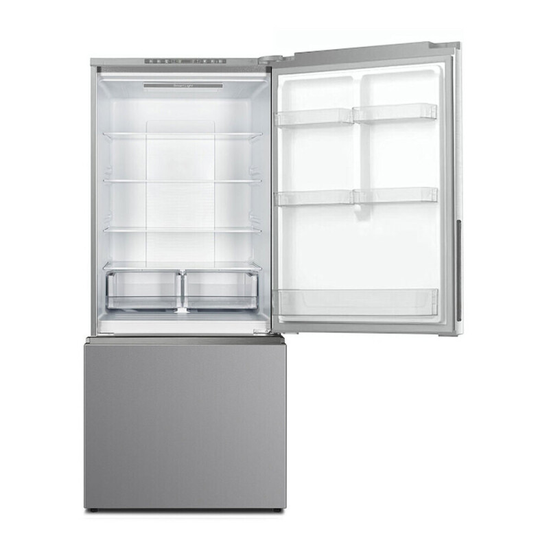 30 inch Freestanding Bottom Freezer Refrigerator with 17.6 cu. ft. Total Capacity, Automatic Ice Maker, Recessed Handle VEFBF3017RISL