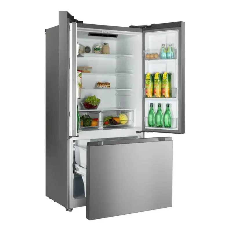 33 inch Freestanding French Door Refrigerator with 16.5 cu. ft. Capacity, Automatic Ice Maker, Recessed Handle VEFFD3316RISL