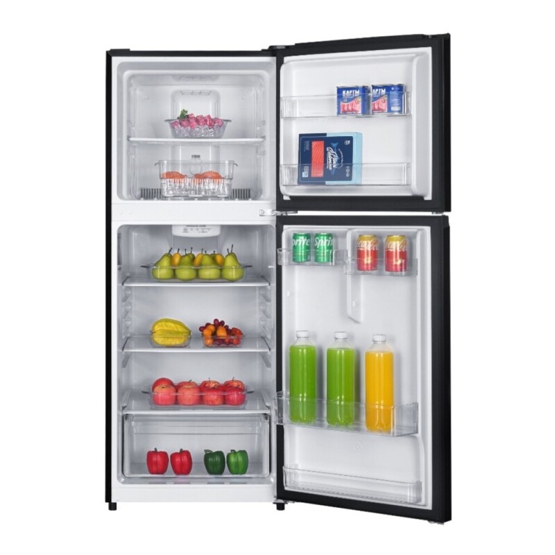 24 inch Top Freezer Refrigerator with 12 cu. ft. Total Capacity, Reversible Doors, Recessed Handle, Energy Star VEFTF2412RBK