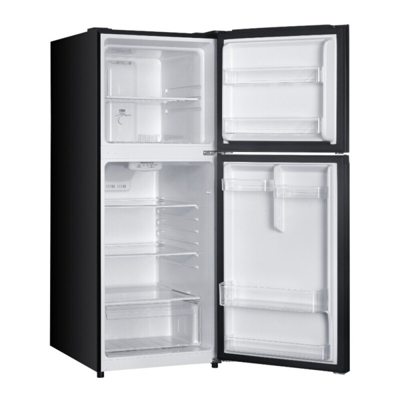 24 inch Top Freezer Refrigerator with 12 cu. ft. Total Capacity, Reversible Doors, Recessed Handle, Energy Star VEFTF2412RBK
