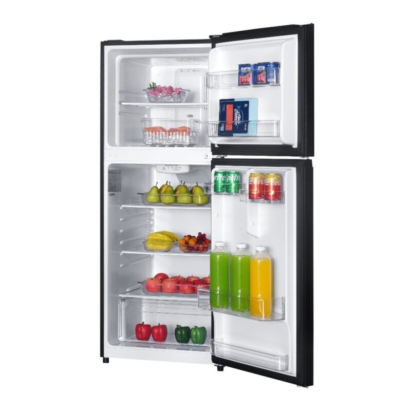 24 inch Top Freezer Refrigerator with 12 cu. ft. Total Capacity, Reversible Doors, Recessed Handle, Energy Star VEFTF2412RBK