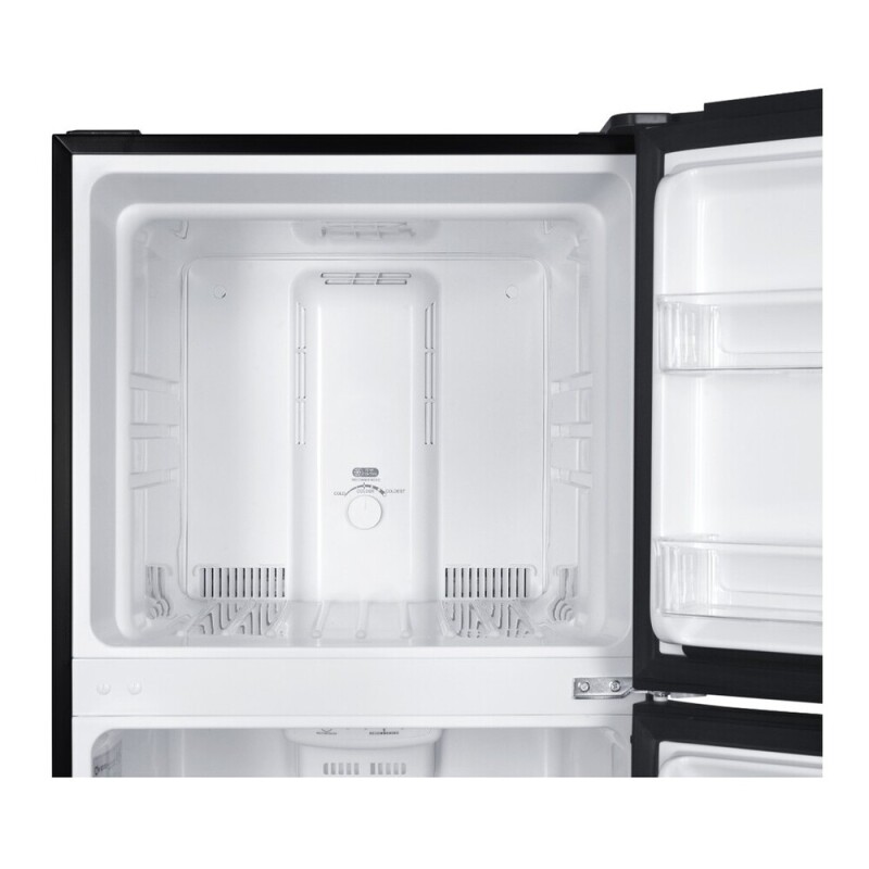 24 inch Top Freezer Refrigerator with 12 cu. ft. Total Capacity, Reversible Doors, Recessed Handle, Energy Star VEFTF2412RBK