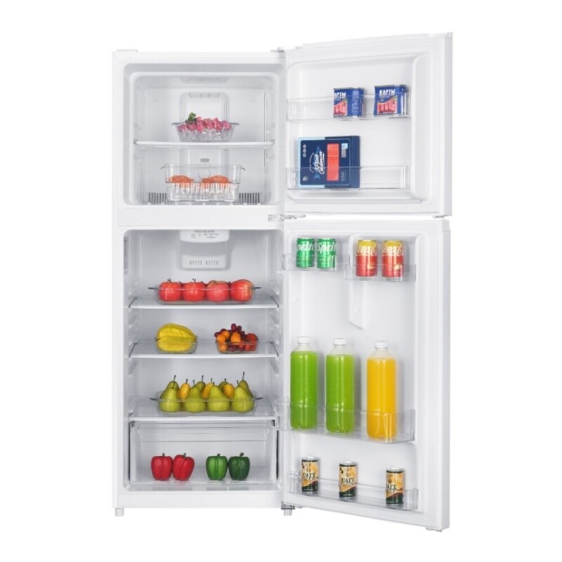 24 inch Top Freezer Refrigerator with 12 cu. ft. Total Capacity, Reversible Doors, Recessed Handle, Energy Star VEFTF2412RWH