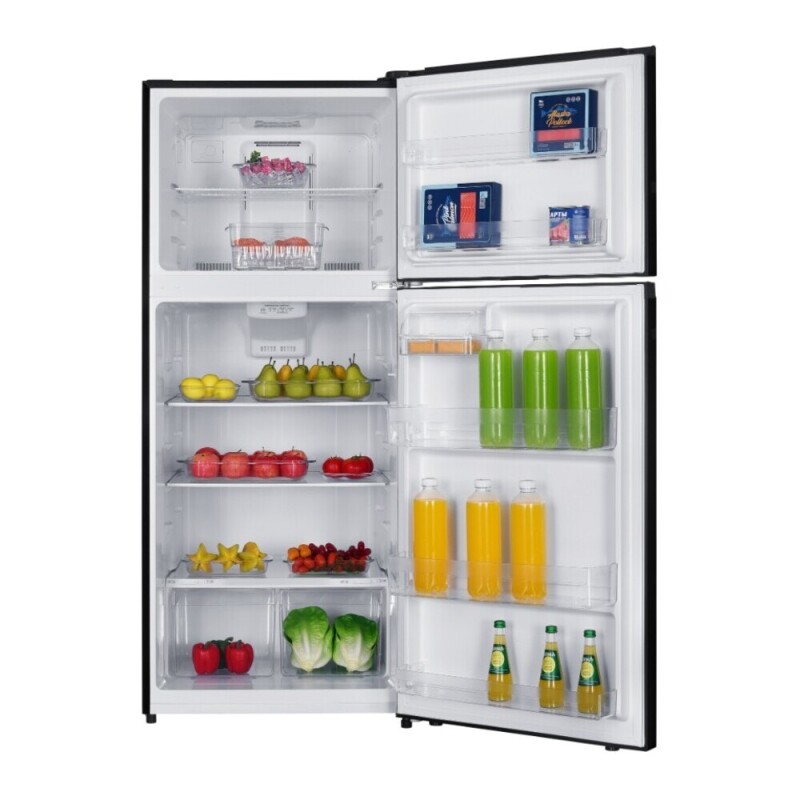 28 inch Top Freezer Refrigerator with 17.6 cu. ft. Total Capacity, Reversible Doors, Recessed Handle, Energy Star VEFTF2817RBK