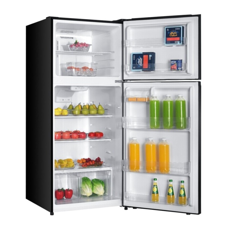 28 inch Top Freezer Refrigerator with 17.6 cu. ft. Total Capacity, Reversible Doors, Recessed Handle, Energy Star VEFTF2817RBK