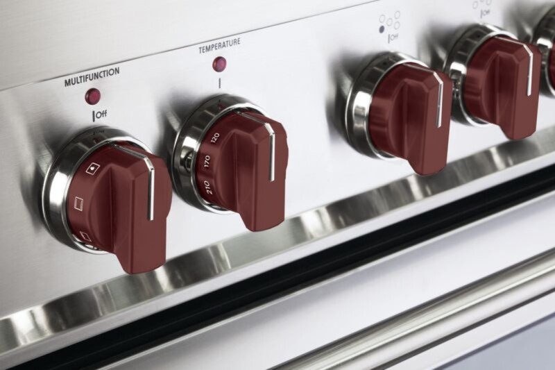 Color Knob Set for Designer Single Oven Gas Range VEKNDGGSBU