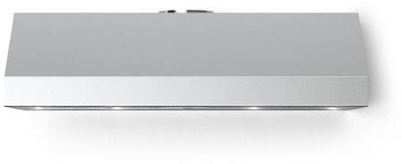30 inch Designer Low Profile Under Cabinet Range Hood with 600 CFM, Stainless Steel Baffle Filters, LED Lighting VELP3010GSS
