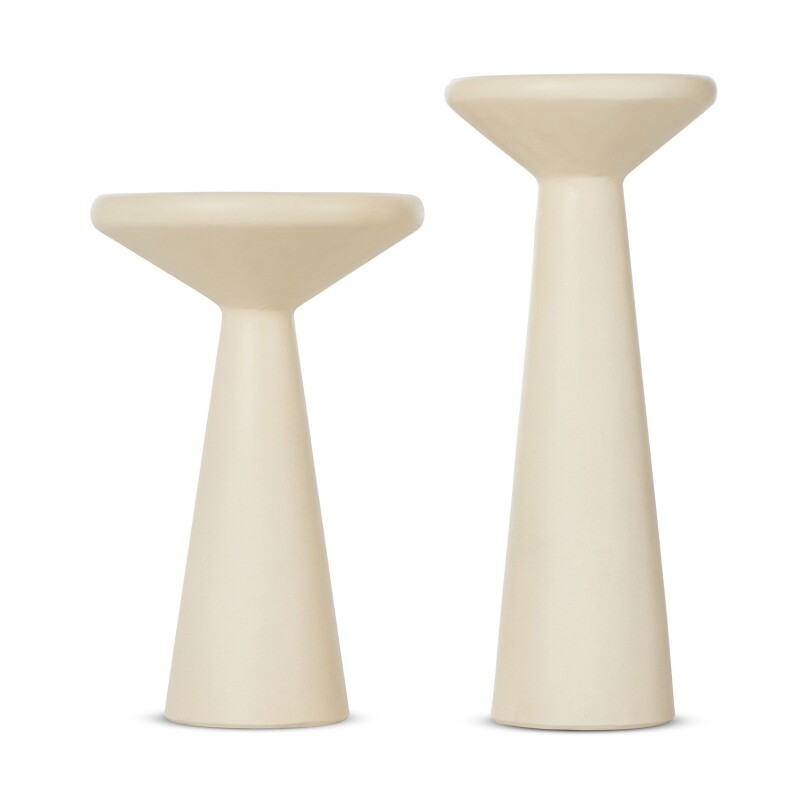 Ravine Concrete Accent Tables, Set Of 2 - VEVR-033A VEVR033A
