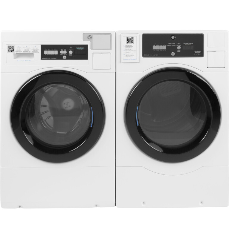 Commercial 7.7 cu. ft. Capacity Gas Dryer with Built-In App-Based Payment System SITE WIFI REQUIRED, Standalone Unit VFD31GSSRWW