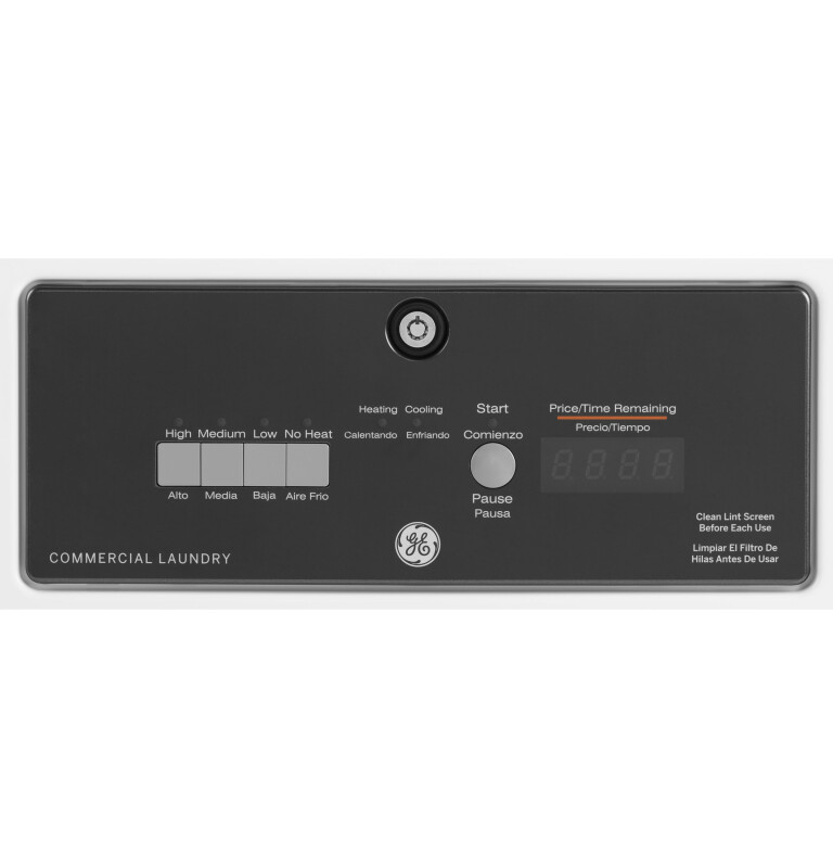 Commercial 7.7 cu. ft. Capacity Gas Dryer with Built-In App-Based Payment System SITE WIFI REQUIRED, Standalone Unit VFD31GSSRWW