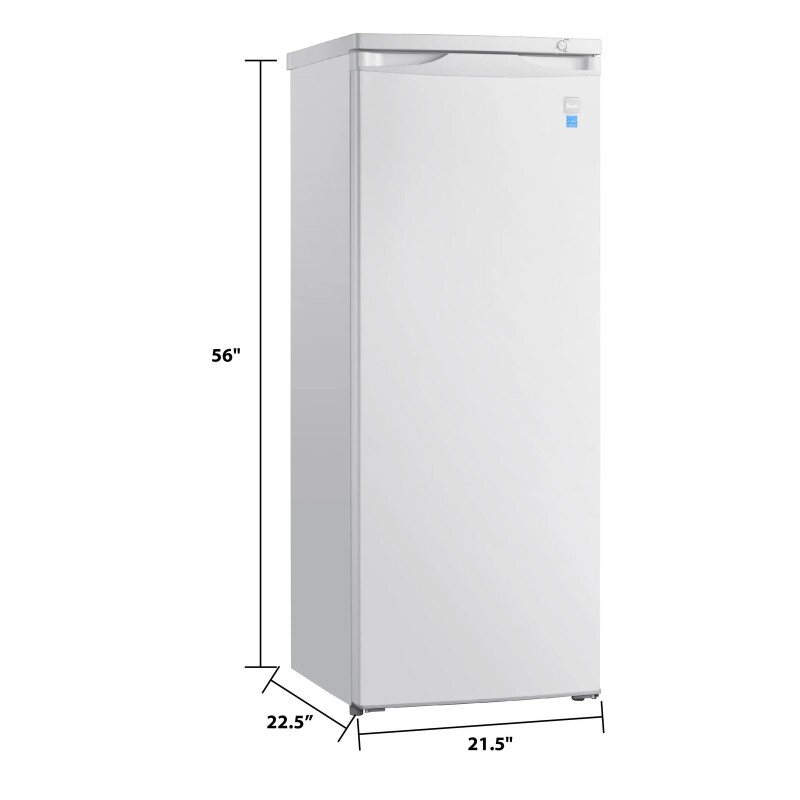 Avanti 5.8 cu. ft. Vertical Freezer VFM58B0W, product image 2 of 5