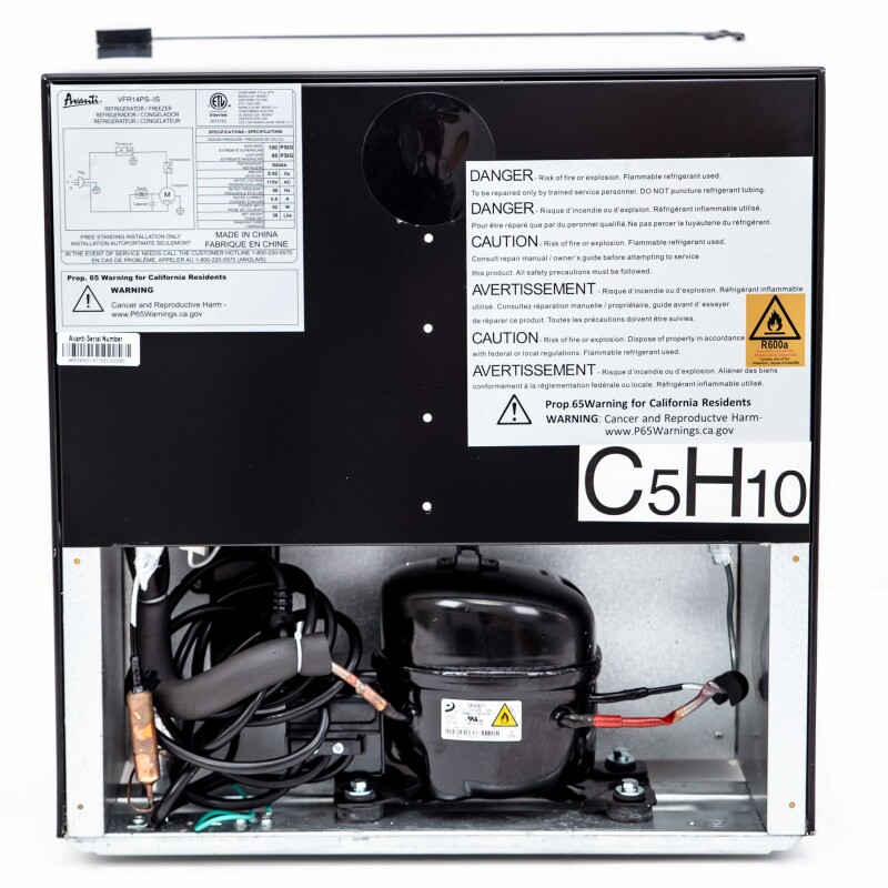 1.4 cu. ft. Refrigerator or Freezer VFR14PSIS, product image 6 of 8