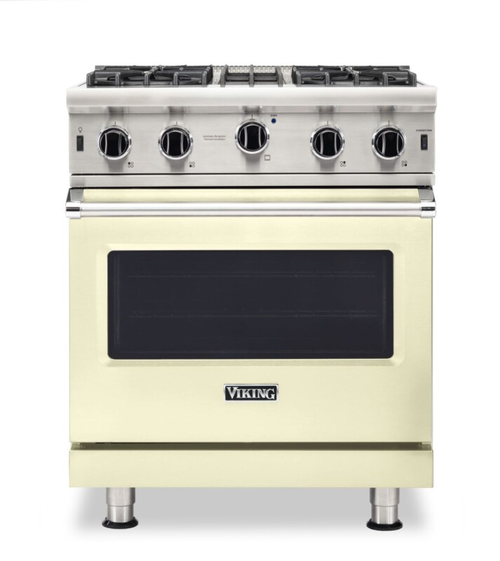 Viking 30" Open Burner Gas Range Vanilla Cream VGIC53024BVC Picture 1