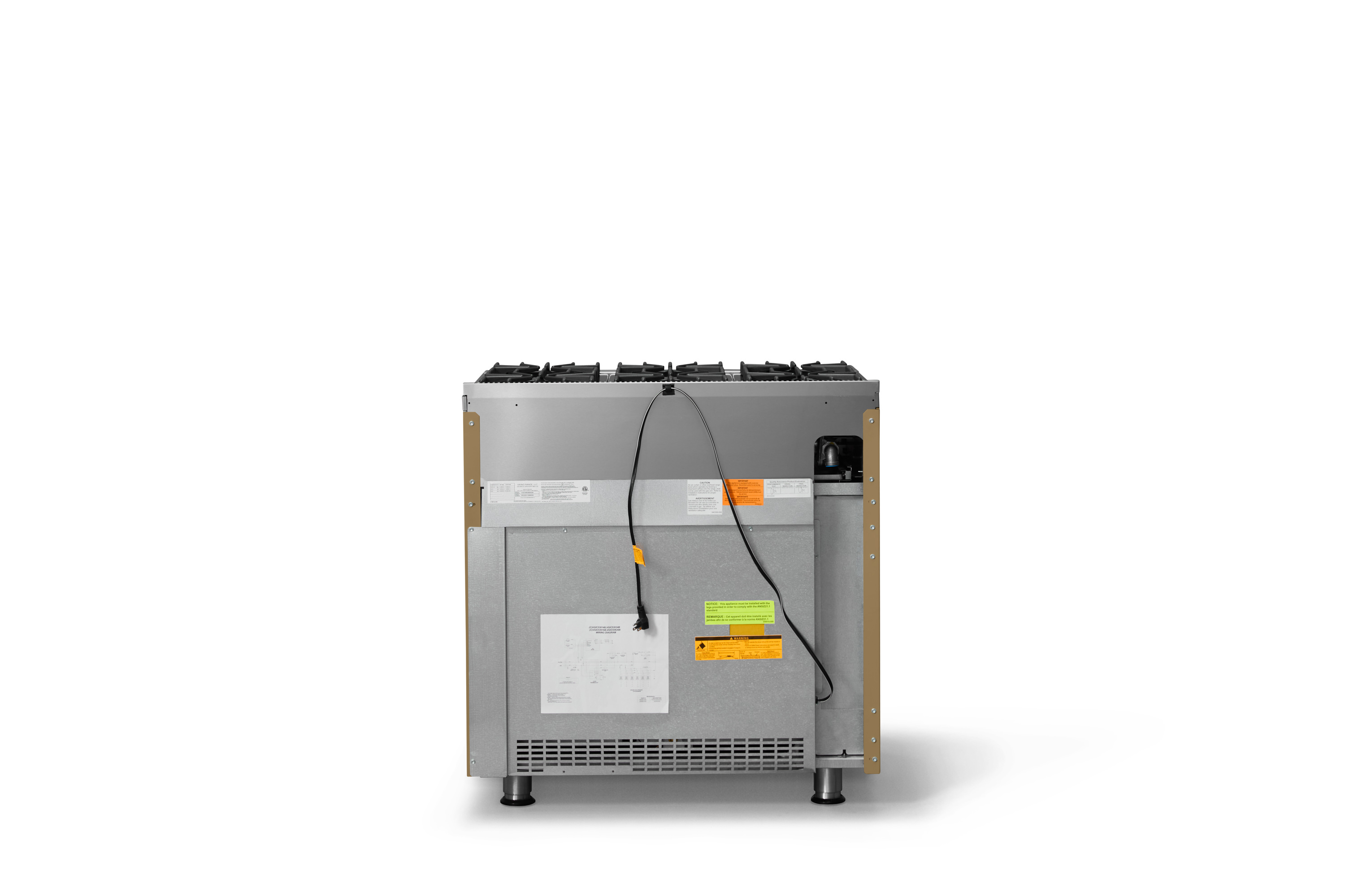 36"W. Open Burner Gas Range VGIC53626BGHLP