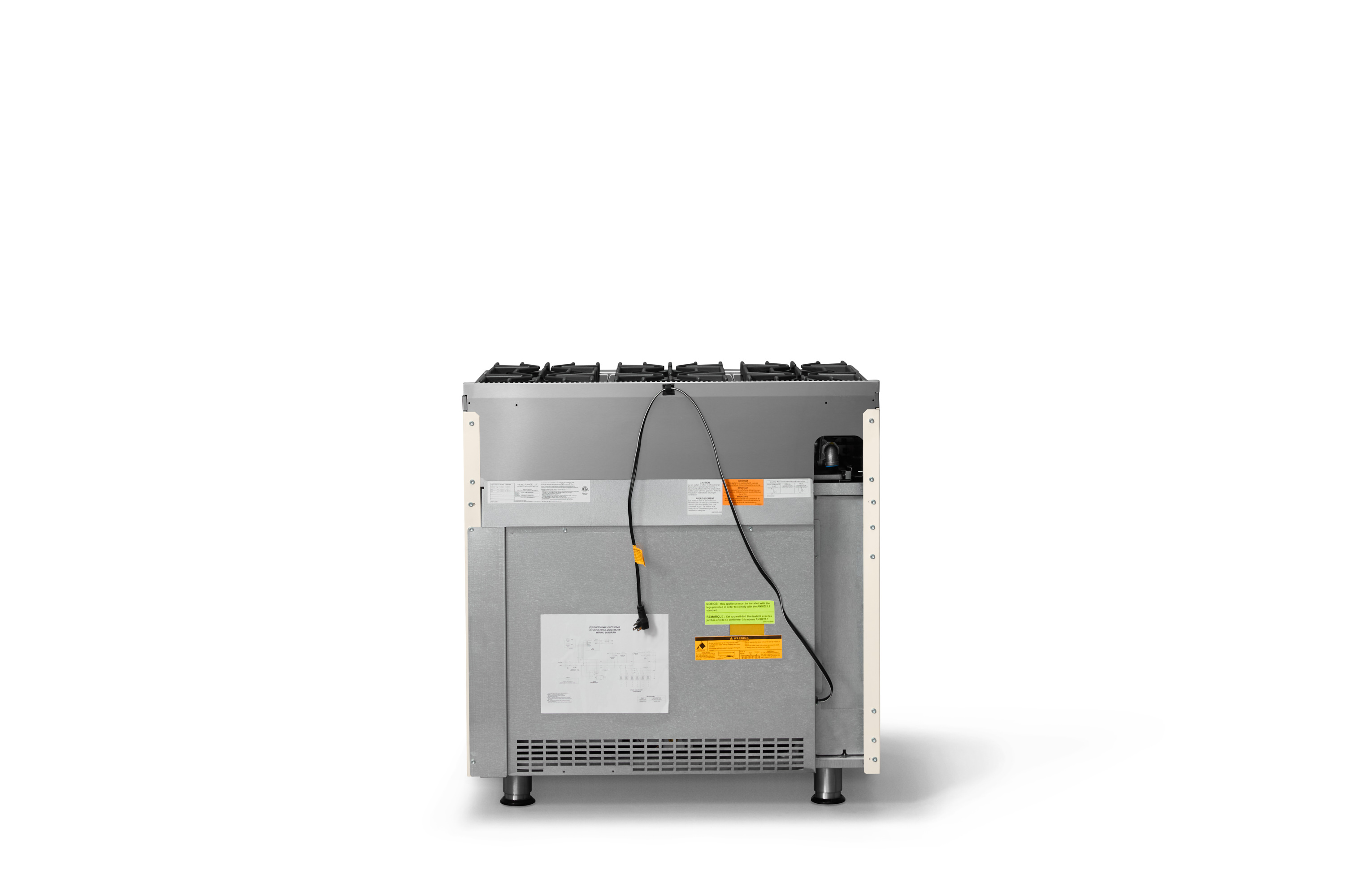 36"W. Open Burner Gas Range VGIC53626BPW