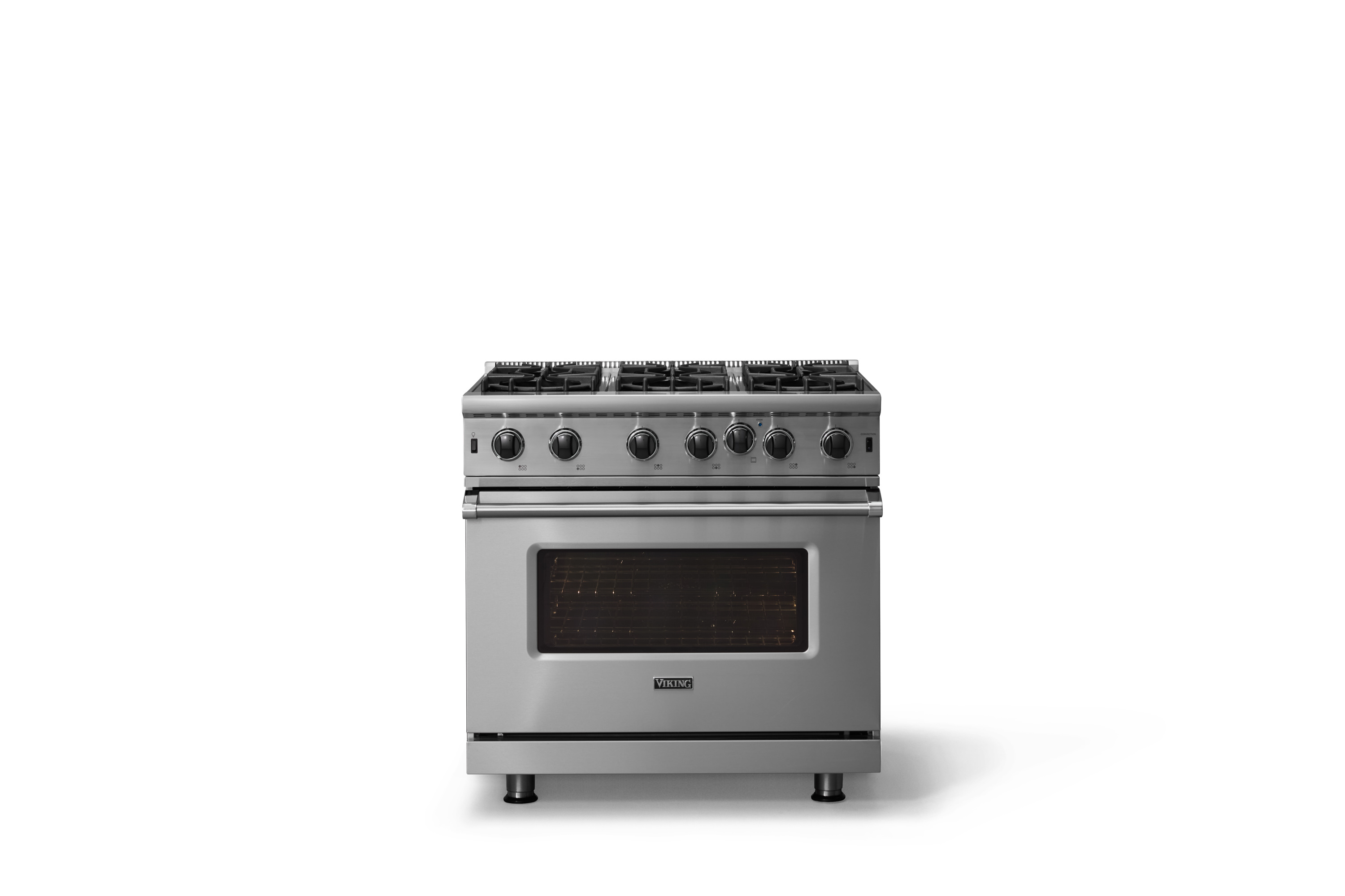 36"W. Open Burner Gas Range VGIC53626BSS