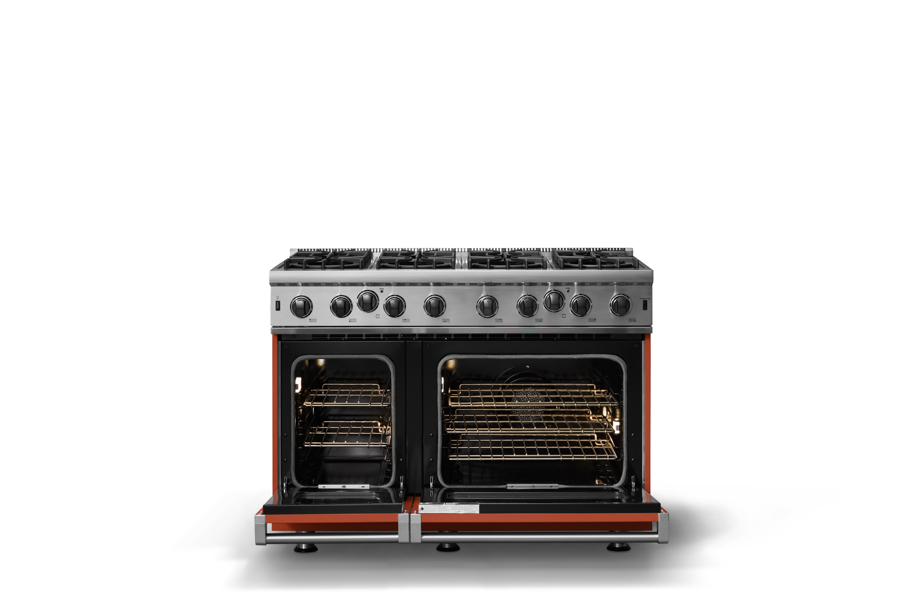 48"W. Open Burner Gas Range VGIC54828BSCLP