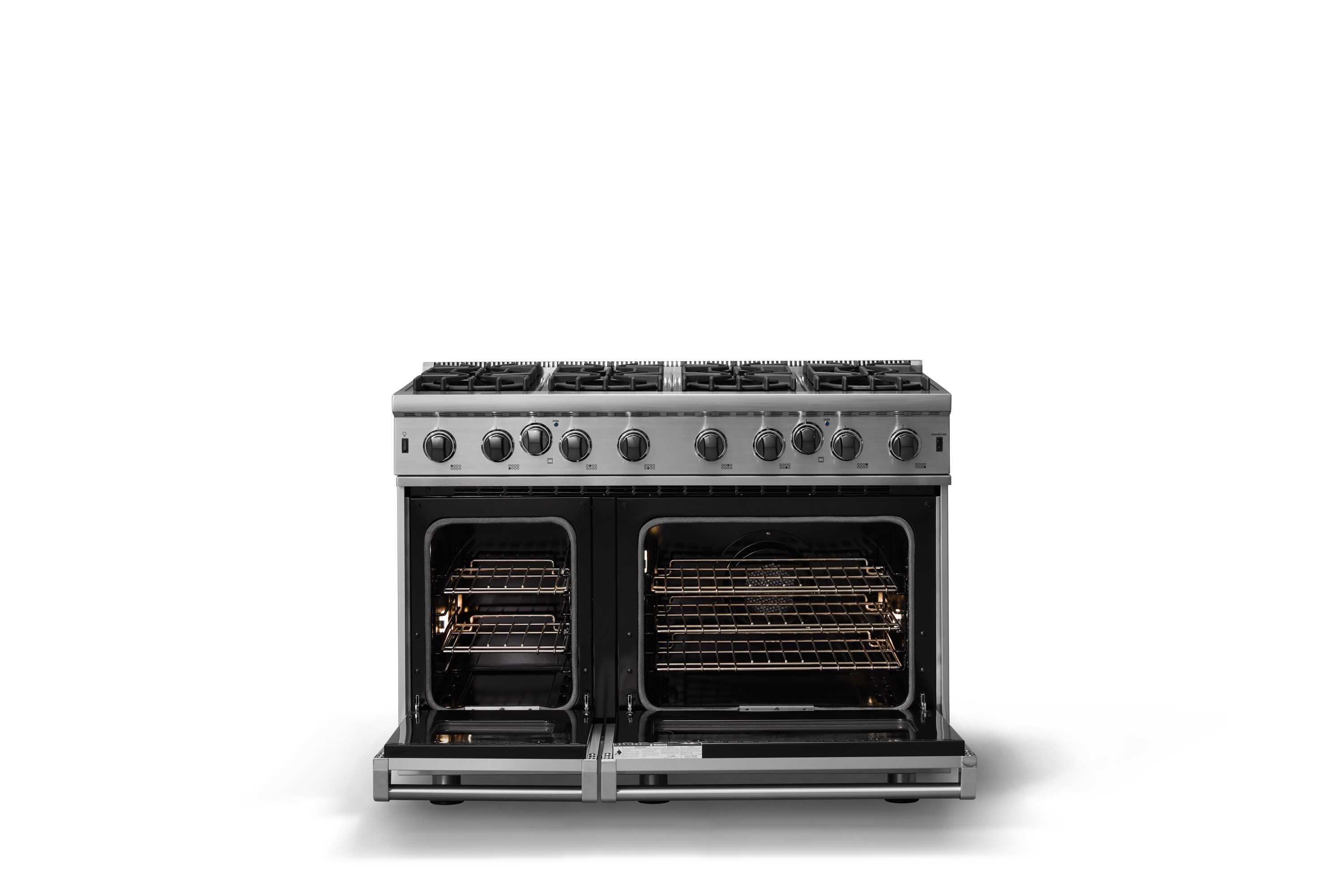 48"W. Open Burner Gas Range VGIC54828BSS
