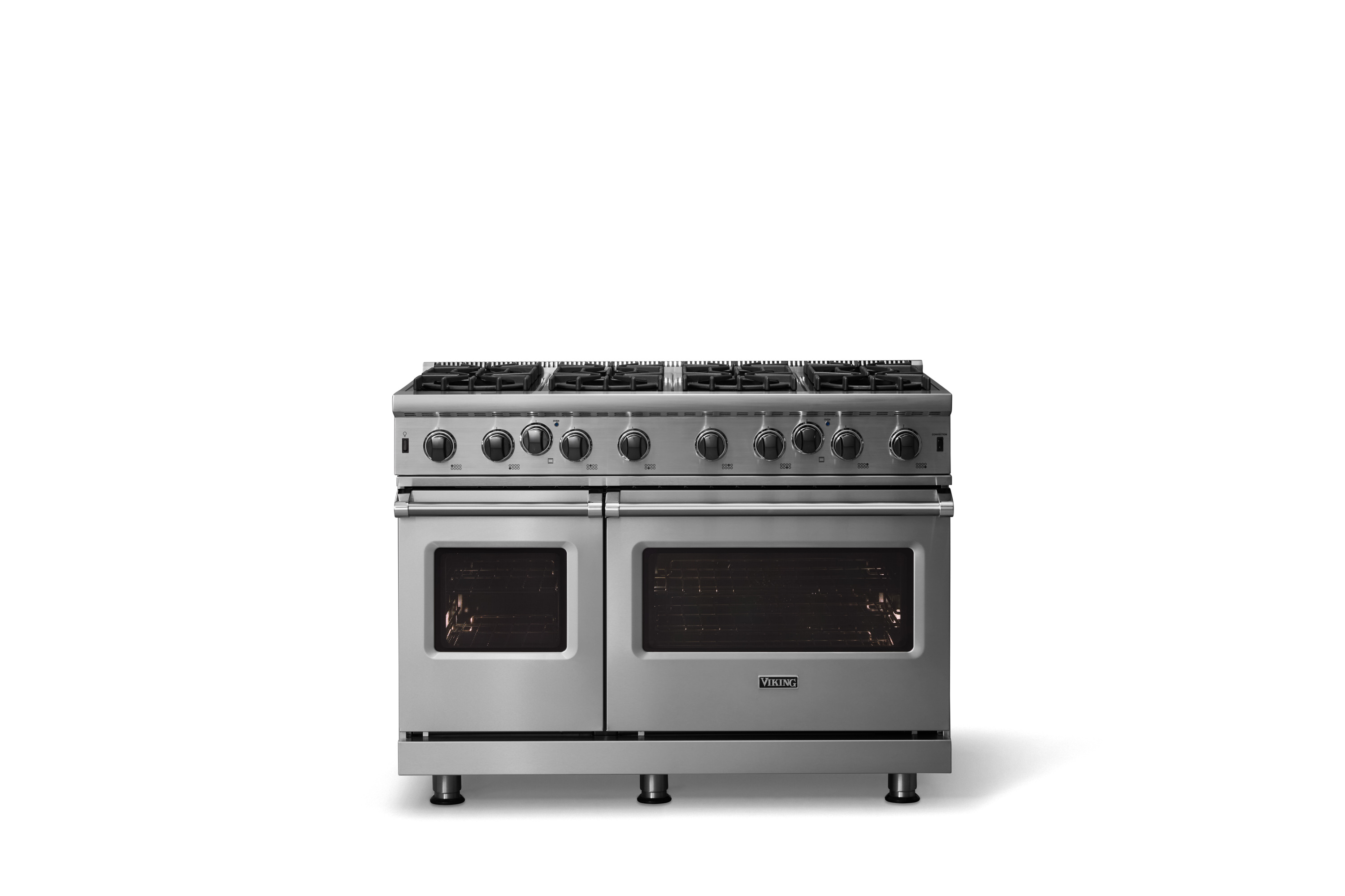 48"W. Open Burner Gas Range VGIC54828BSSLP