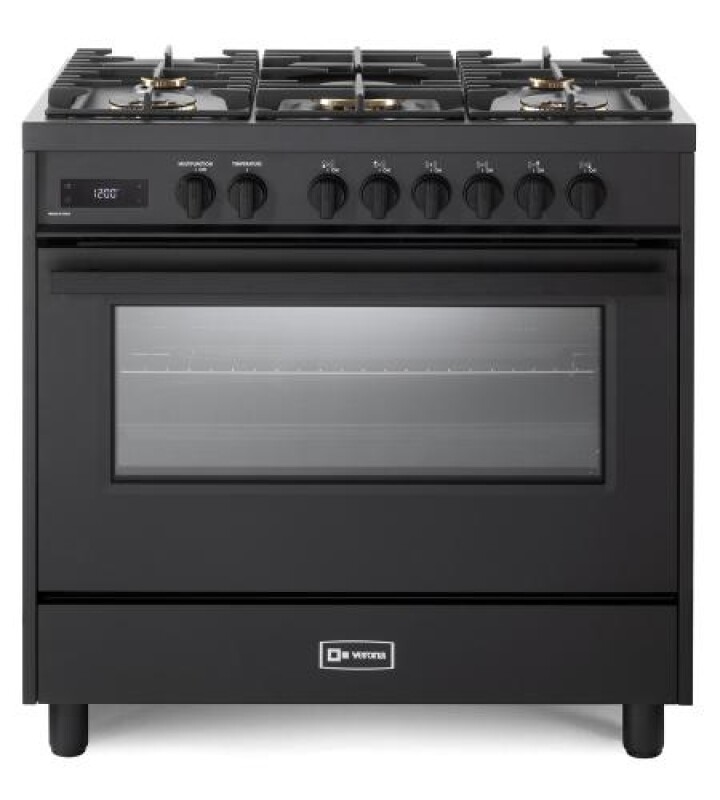 Verona Ult Midnight 36" Dual Fuel Range VMFSGE365EE