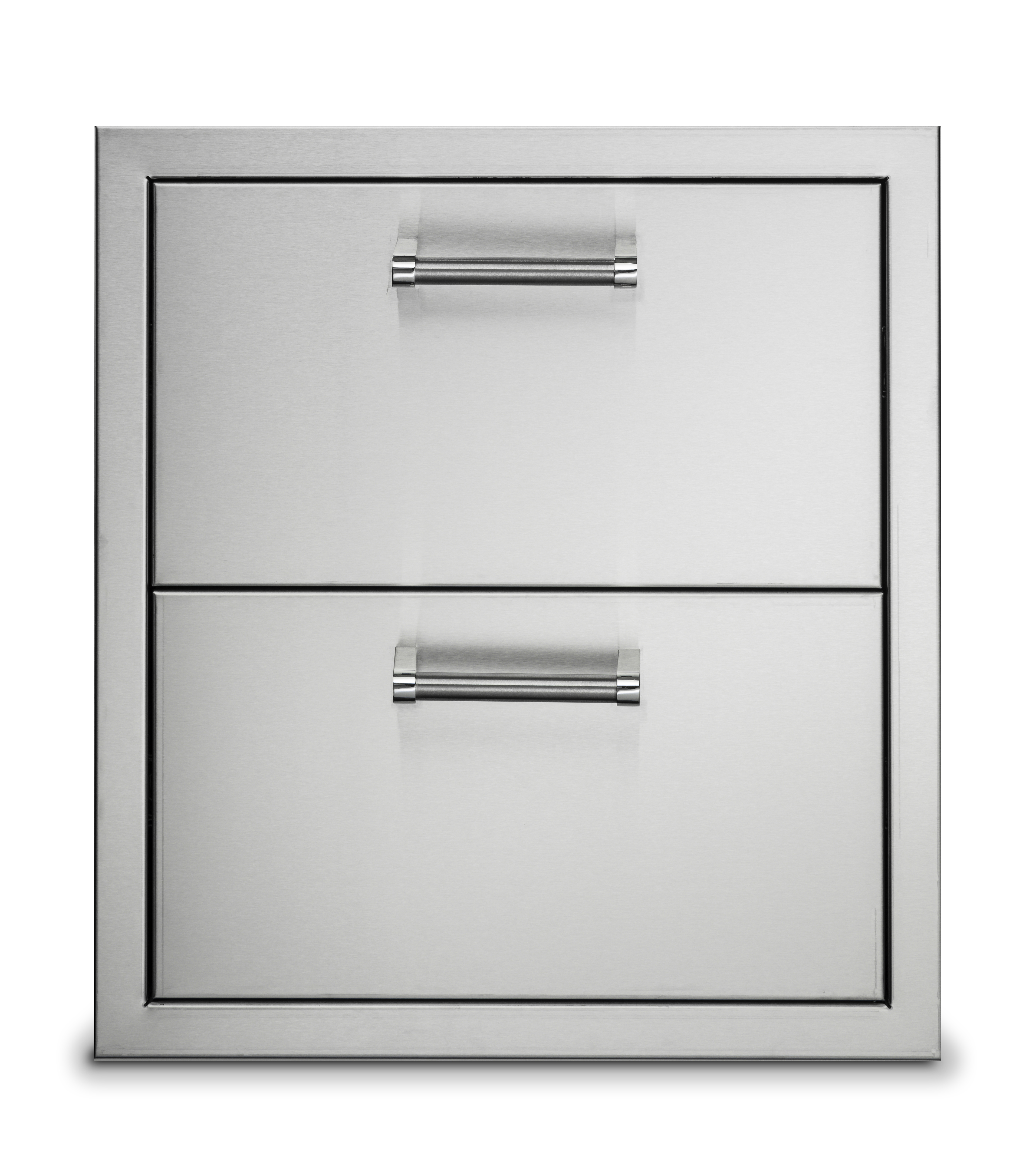 19"W. Stainless Steel Double Drawers VODRD5191SS