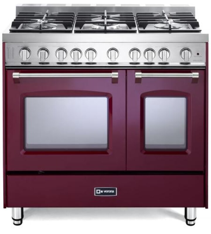 Prestige Series 36" Gas Double Oven Range VPFSGG365DBU
