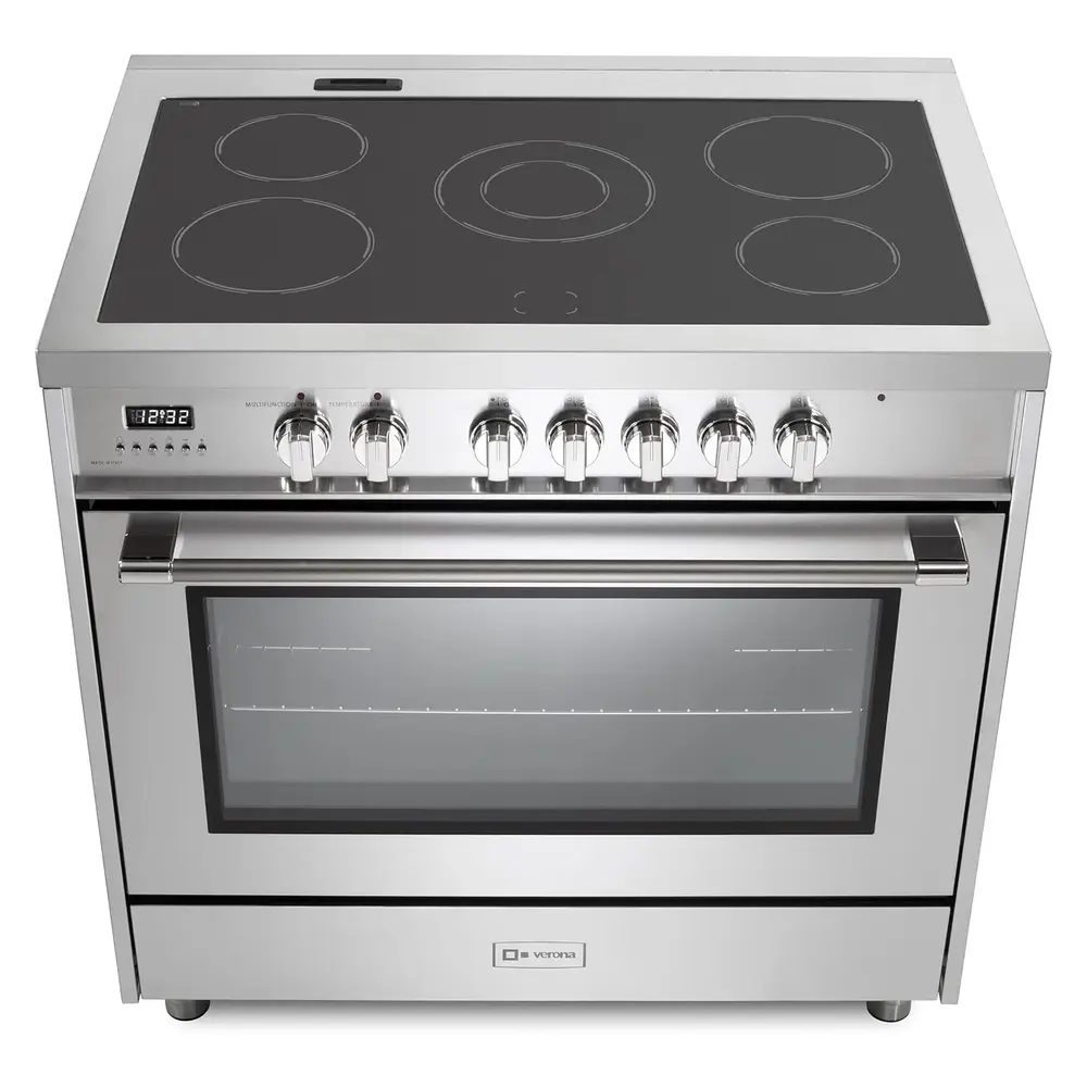 36 inch Prima Series Freestanding Electric Range with 5 Elements, 5 cu. ft. Oven Capacity, Digital Clock, Timer VPRFSEE365SS