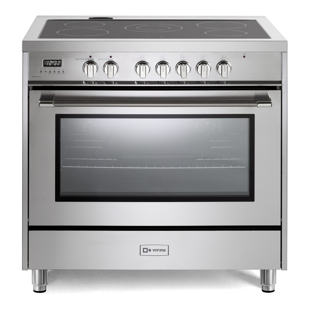 36 inch Prima Series Freestanding Electric Range with 5 Elements, 5 cu. ft. Oven Capacity, Digital Clock, Timer VPRFSEE365SS