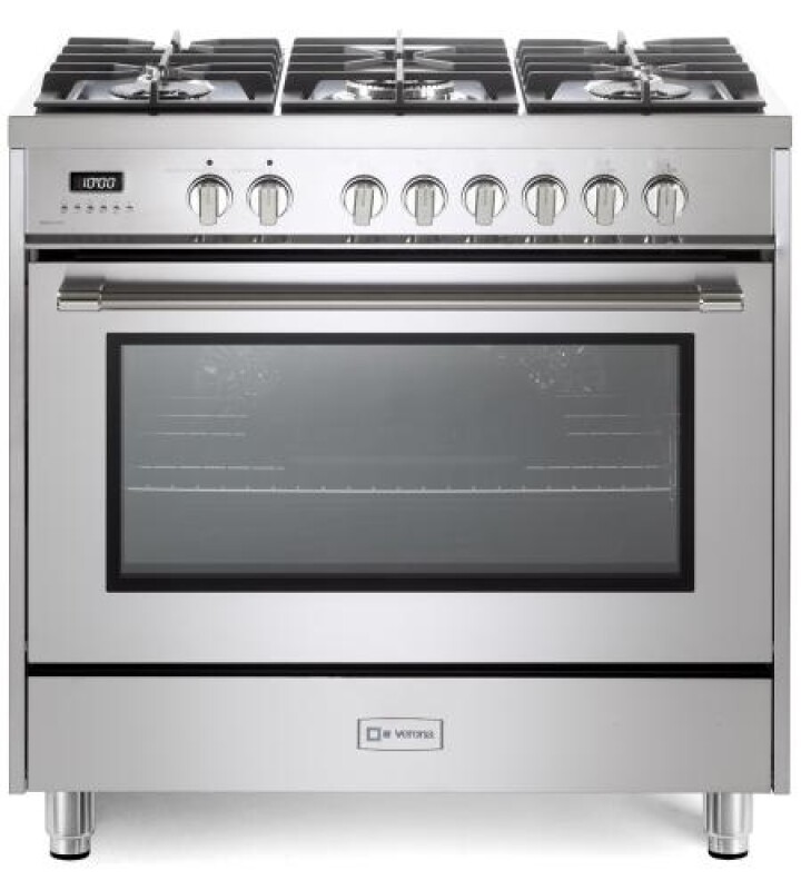 Verona Prima 36" Dual Fuel Range VPRFSGE365SS