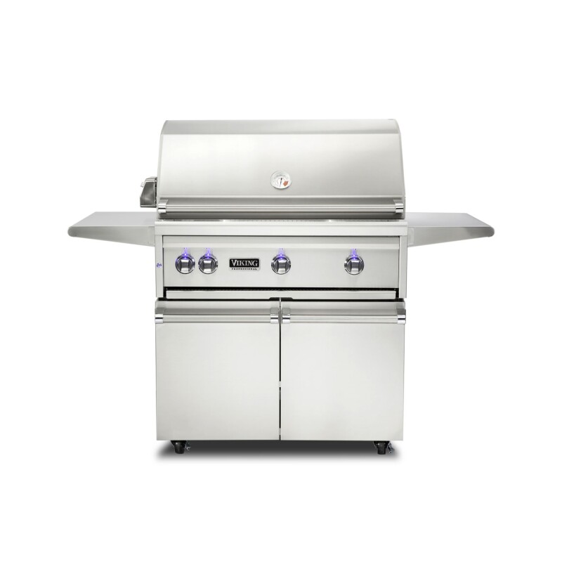 36"W. Freestanding Grill with ProSear Burner and Rotisserie VQGFS5361LSS