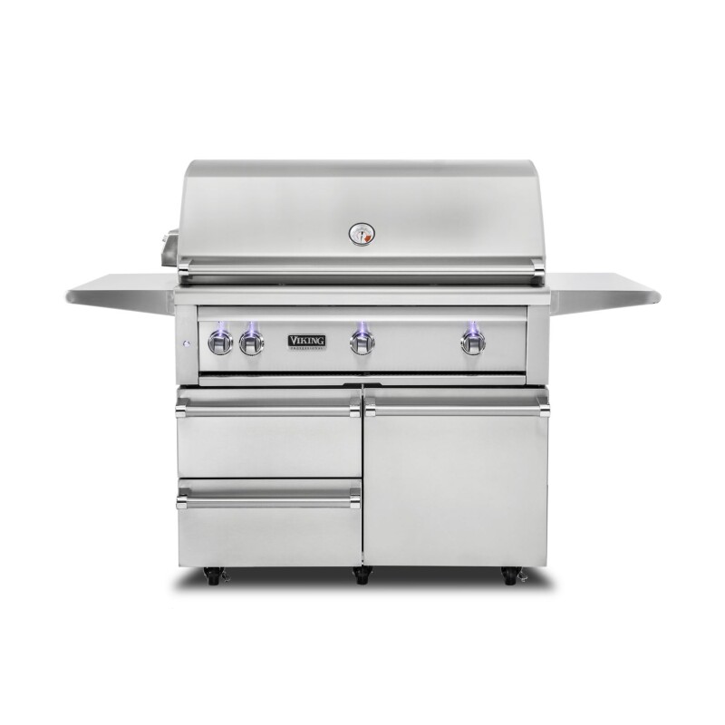 42"W. Freestanding Grill with ProSear Burner and Rotisserie VQGFS5421LSS