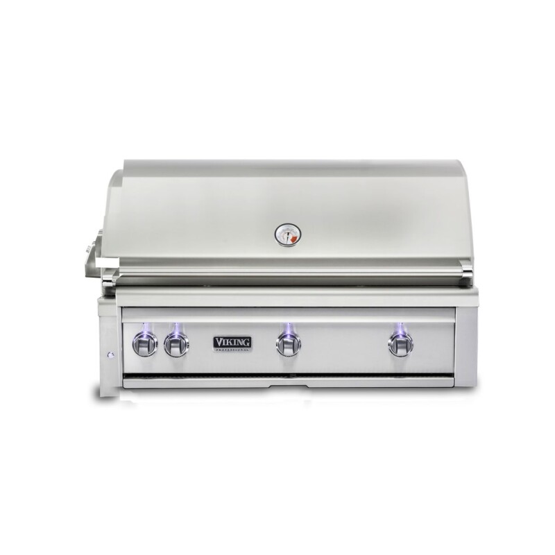 Viking 42"W. Built-in Grill with ProSear Burner and Rotisserie Stainless Steel VQGI5421LSS Picture 1