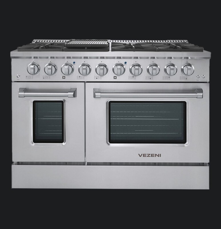 48" Vezeni Reminiscia Range (Rose Gold Knobs) VRN4808CG