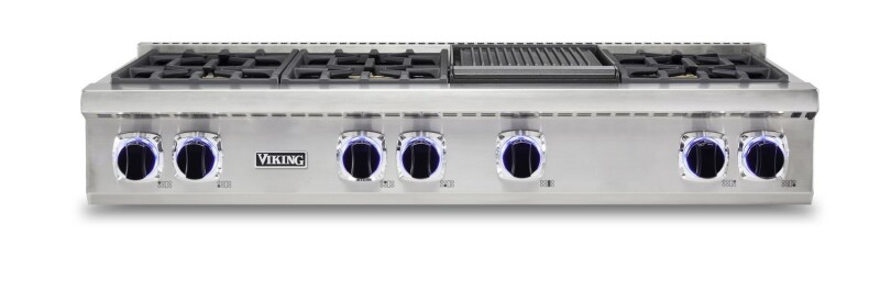 Viking 48" 7 Series Gas Rangetop Stainless Steel  VRT7486GSSLP Picture 1