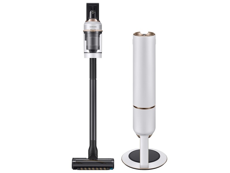 Bespoke Jet Cordless Stick Vacuum with All-in-One Clean Station in Misty White VS20A9580VWAA