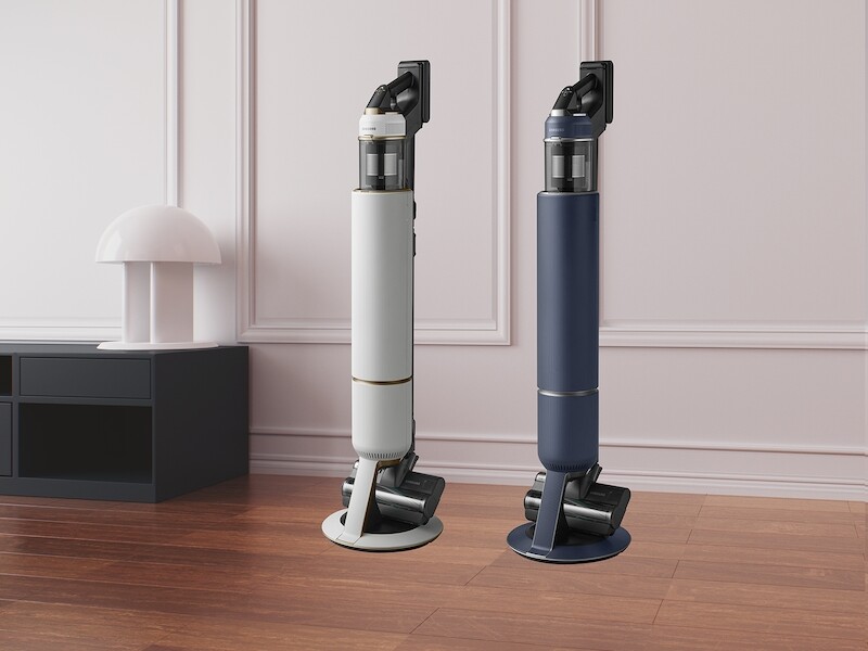 Bespoke Jet Cordless Stick Vacuum with All-in-One Clean Station in Misty White VS20A9580VWAA