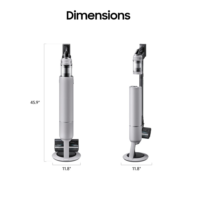 All-in-One StationĀ® | AI Cleaning Mode 2.0 | 280AW Suction VS80F28DMPAA