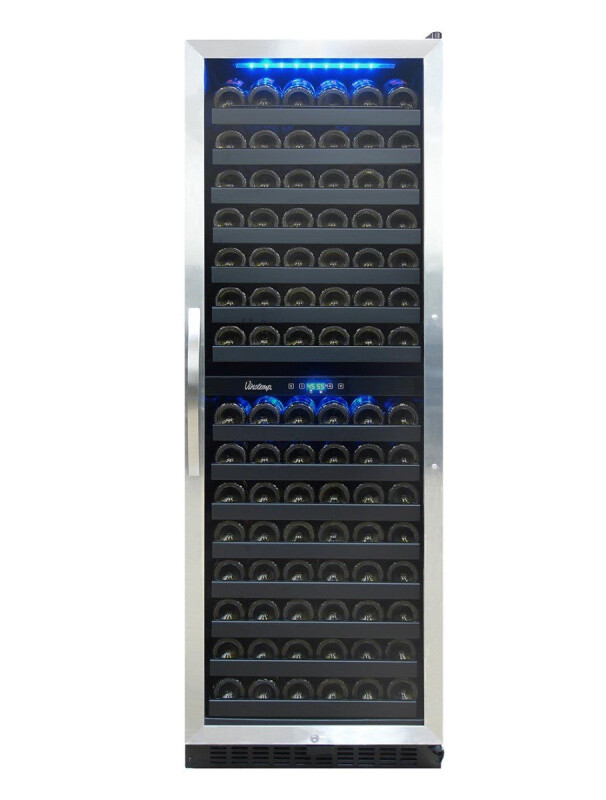 155-Bottle Dual-Zone Wine Cooler VT155SBB