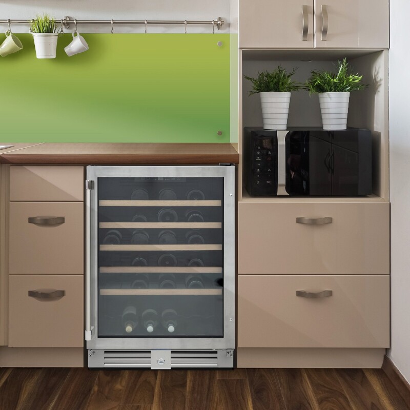 51-Bottle Single-Zone Wine Cooler (Stainless Steel) VT51SZ01SS