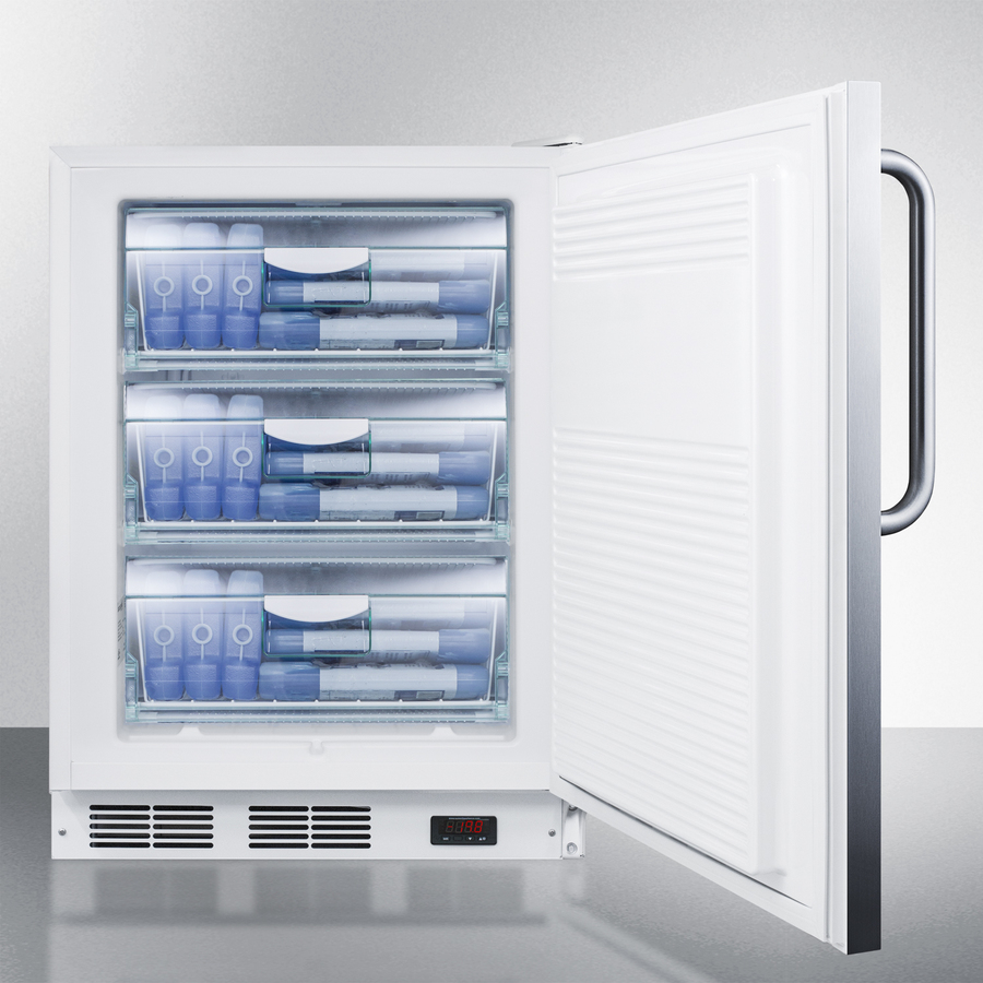 24" Wide Built-In All-Freezer, ADA Compliant VT65MLBISSTBADA