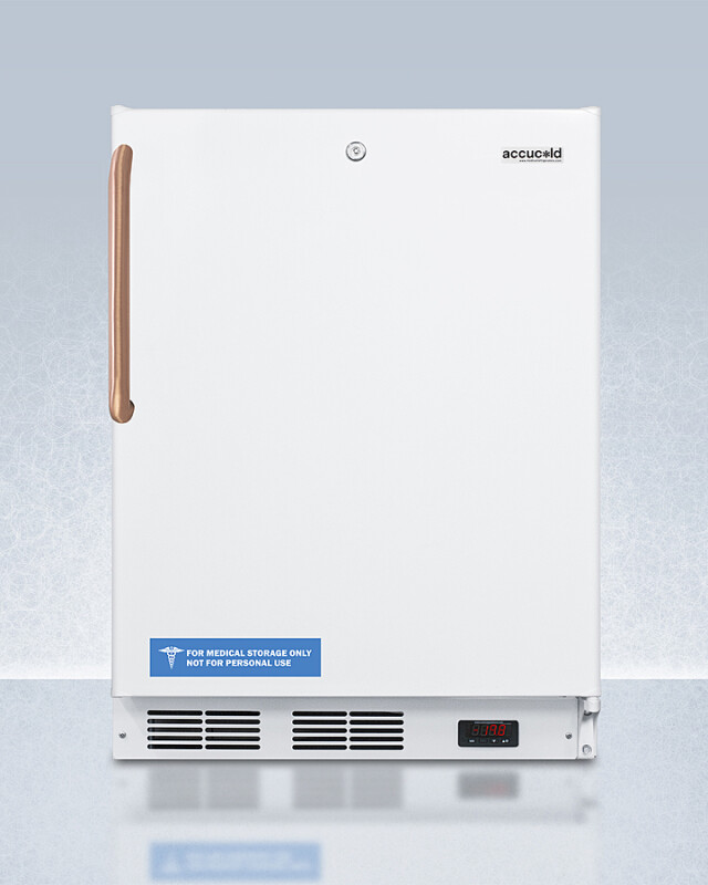 24" Wide Built-In All-Freezer with Antimicrobial Pure Copper Handle, ADA Compliant VT65MLBITBCADA