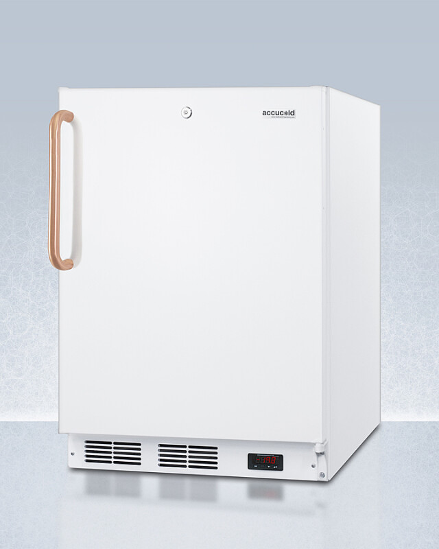 24" Wide Built-In All-Freezer with Antimicrobial Pure Copper Handle, ADA Compliant VT65MLBITBCADA