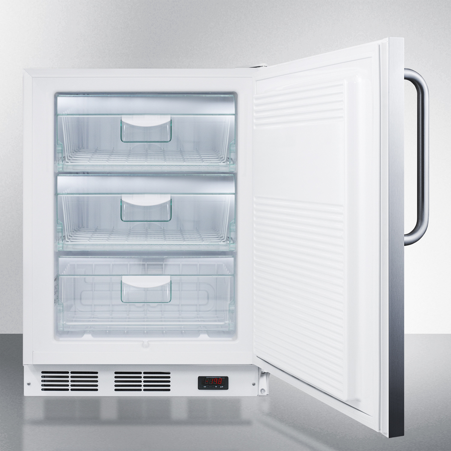 24" Wide Built-In All-Freezer, ADA Compliant VT65MLCSSADA