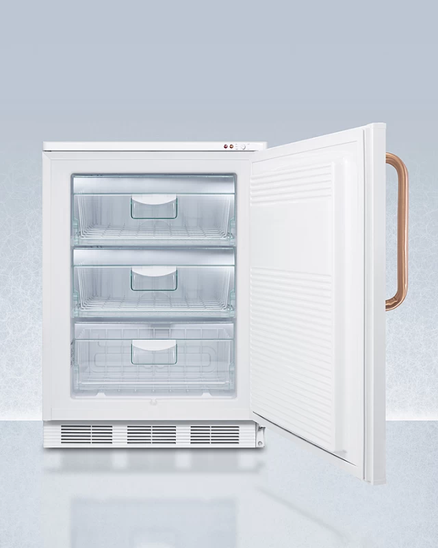 24" Wide All-Freezer with Antimicrobial Pure Copper Handle VT65MLTBC