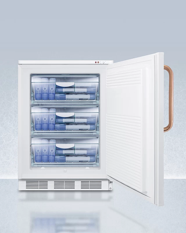24" Wide All-Freezer with Antimicrobial Pure Copper Handle VT65MLTBC